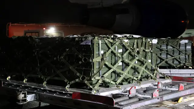 First batch of U.S. arms arrive in the country