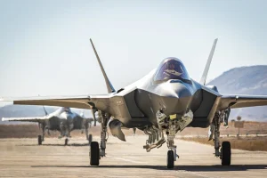 F-35 fighter jets at the Nevatim Air Base in southern Israel.