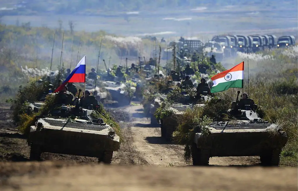 Joint Russian-Indian exercises Indra-2016. 