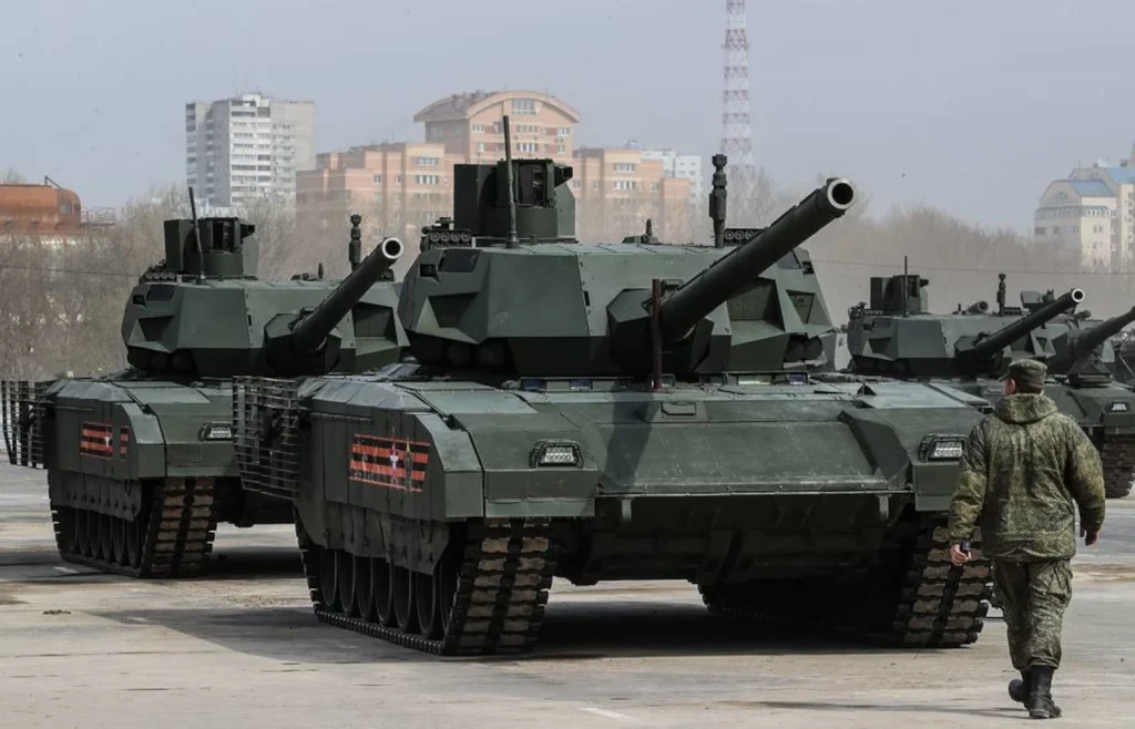 Russian T-14 Tank based on Armata Platform
