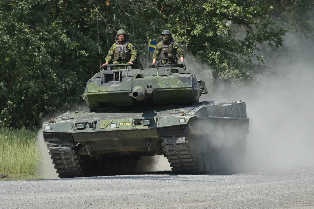 Swedish Stridsvagn 122 Tanks
