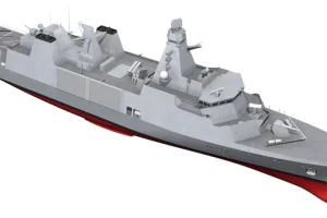 Proposed design of the Polish frigate AH140