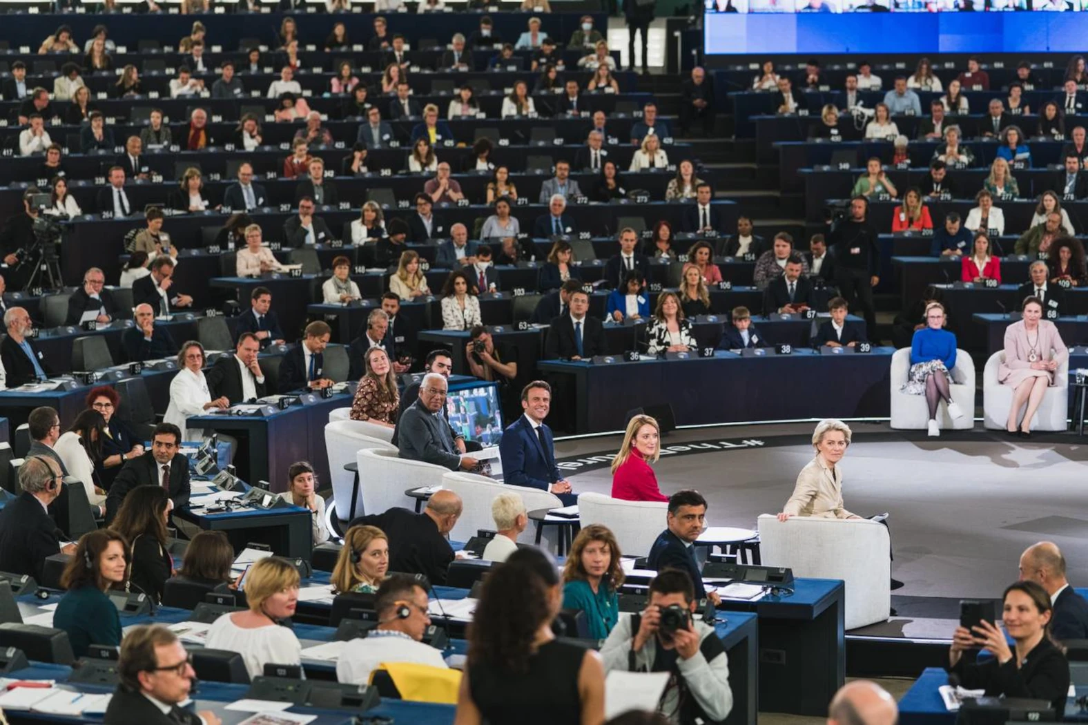 European political community, Macron says don’t lower European standards for Ukraine