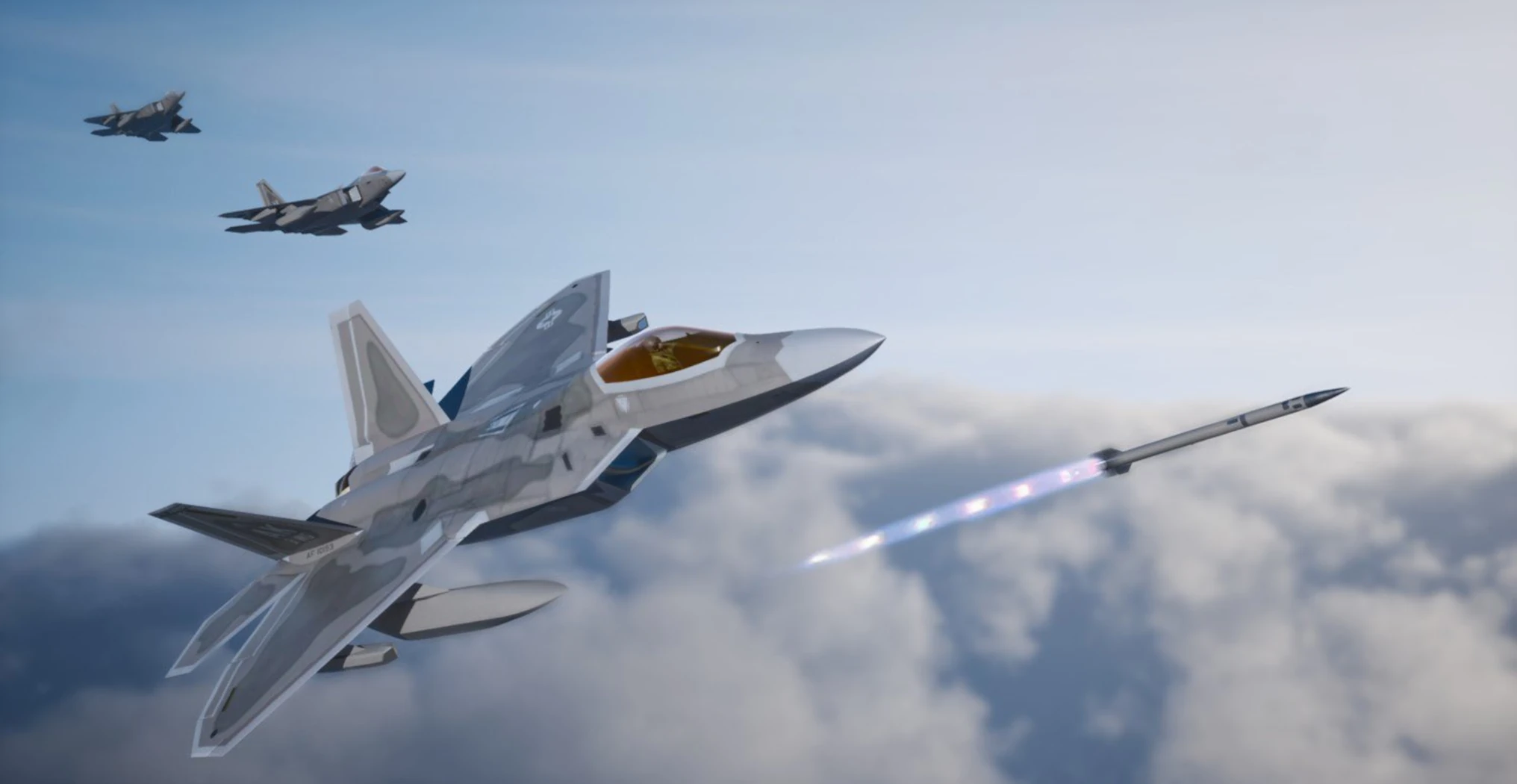 USAF releases visualization of an improved 5th-gen F-22A Raptor fighter