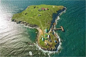 Zmiinyi Island or the Snake Island in the Black Sea