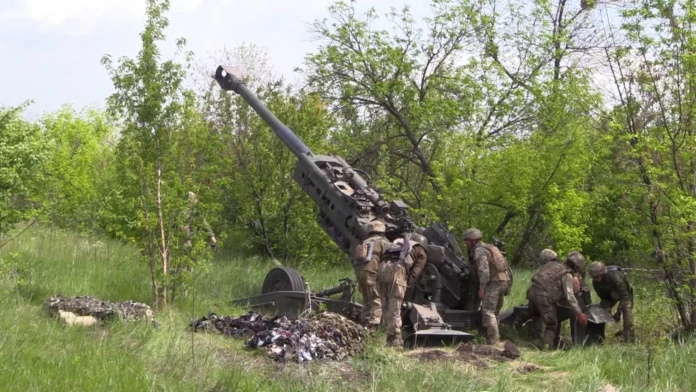 M777 howitzer in Ukrainian Service
