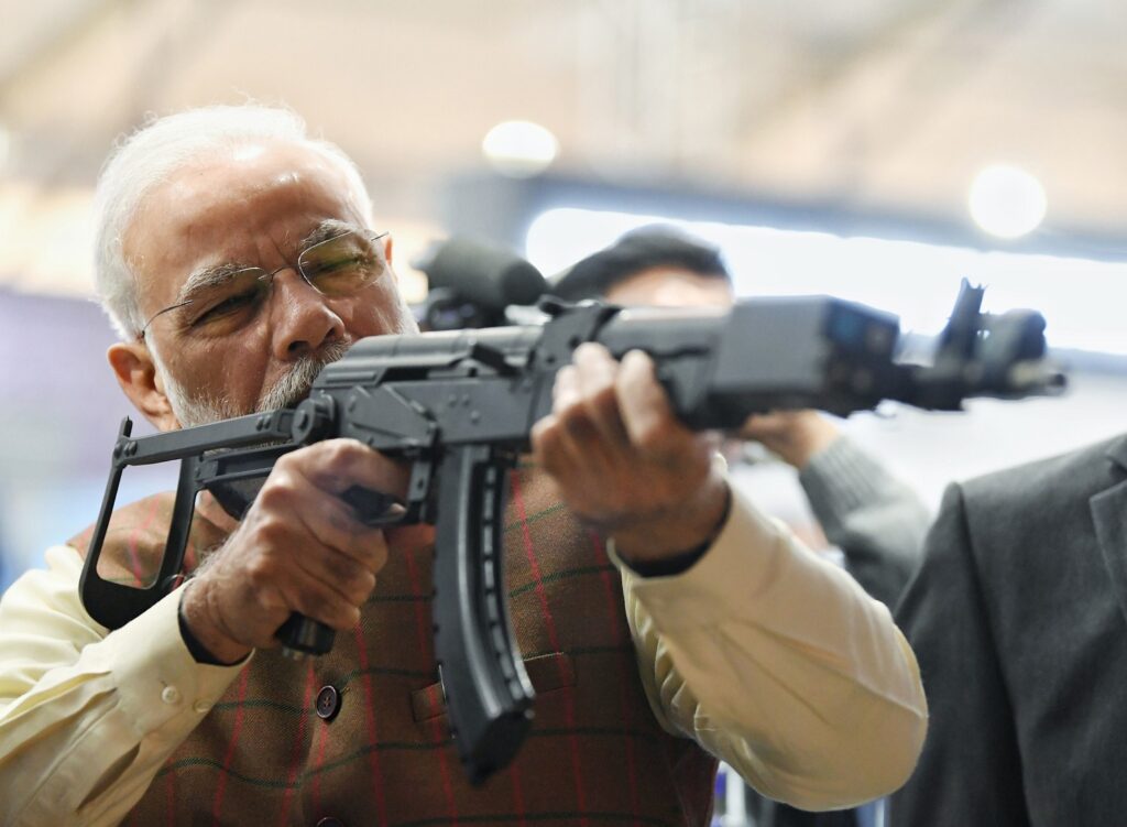 Prime Minister Narendra Modi gunning for Self Reliance and Exports in Weapons
