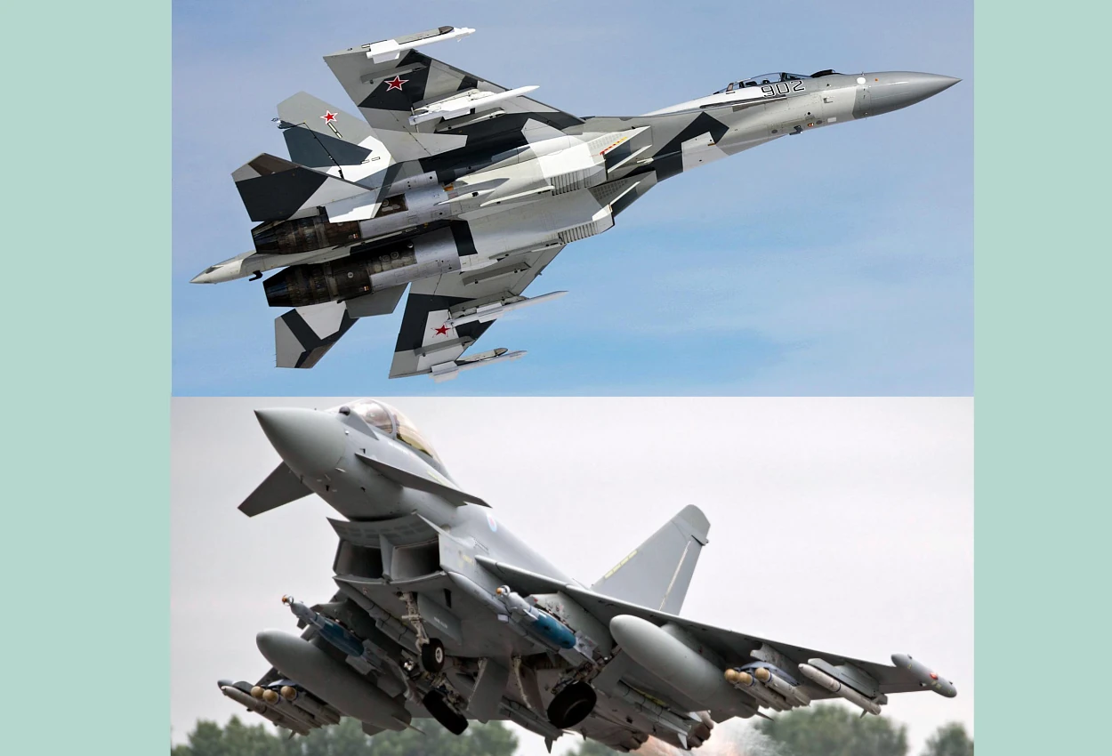 Will stealthy Eurofighter Typhoon trump Russian Su-35 in a dogfight?