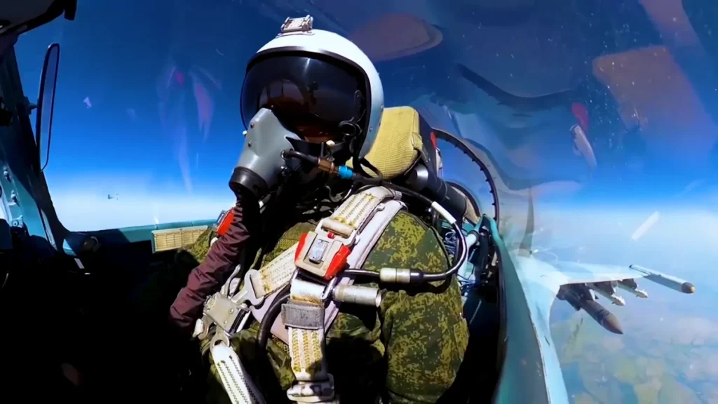 Su-35S payload, cockpit view