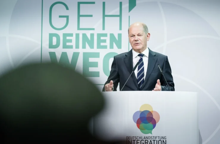 German Chancellor Olaf Scholz