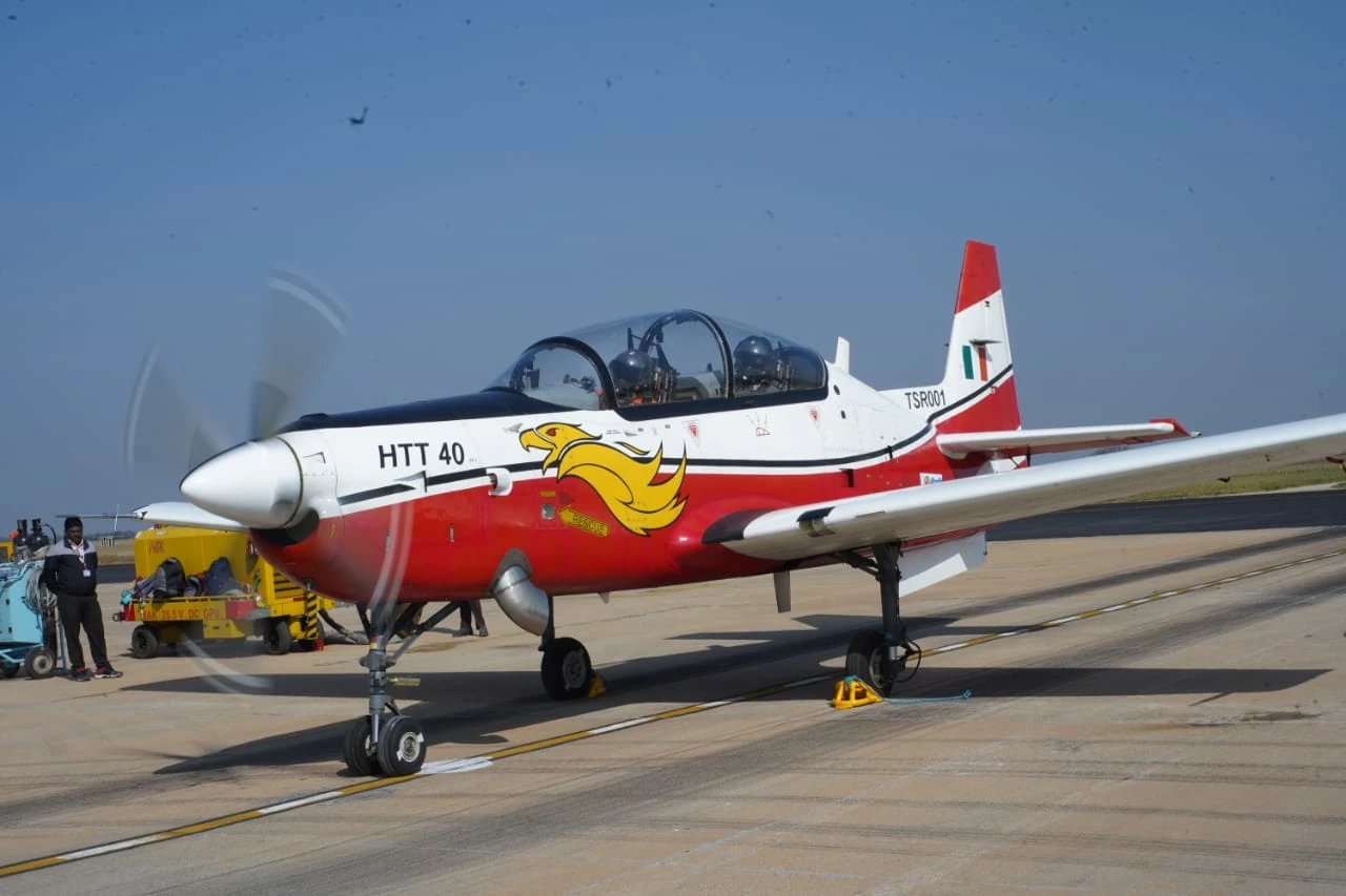 Htt-40 Aircraft made by HAL