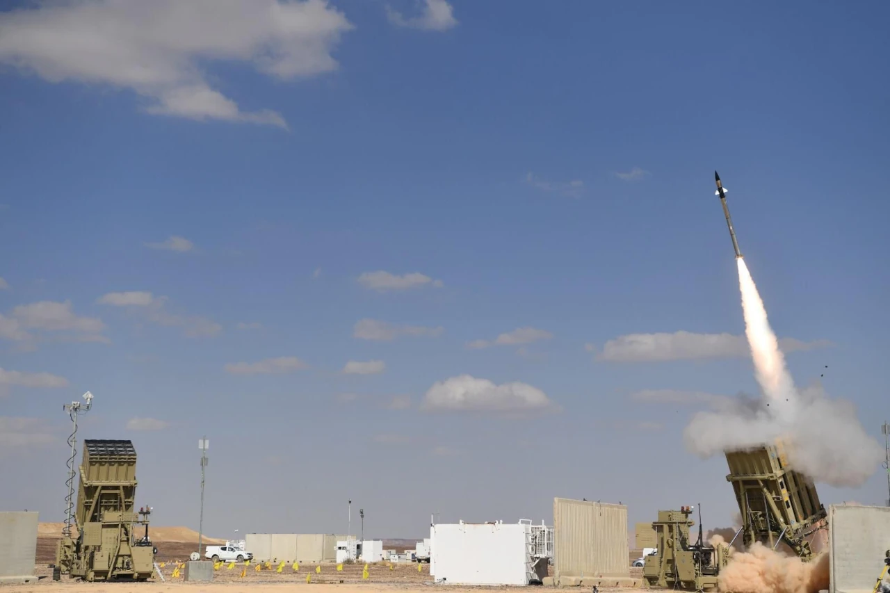 Iron Dome launcher and Tamir interceptor missile MRIC prototype