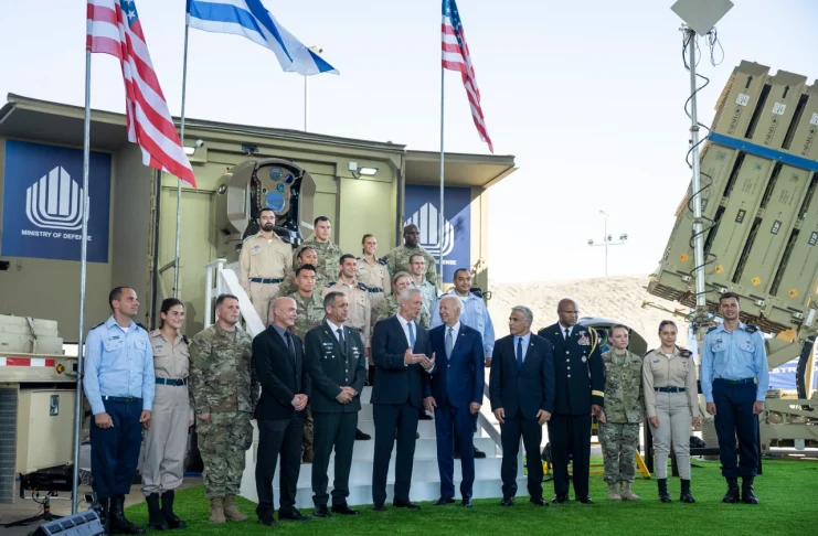 Joe Biden visits Israeli Air Defense systems display