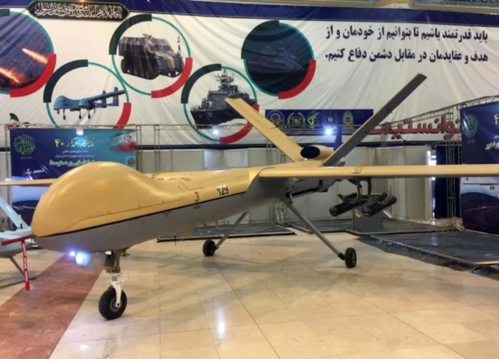 Shahed-129 UAV on display