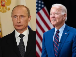 Vladimir Putin and Joe Biden