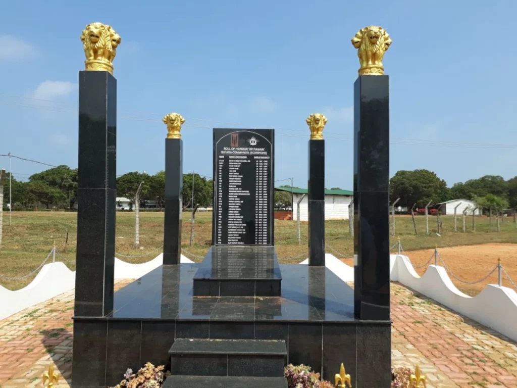 The 10 PARA Memorial for their valiant men. Our group paid homage here to those braves. We felt their aura and it was very moving.