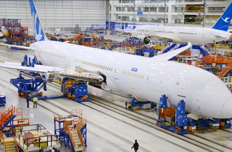 Boeing 787-10 production line