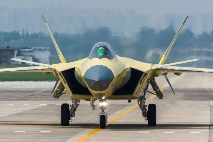 J-20-two-seat-variant-front-view-in-Yellow-Primer J-20 technology is fast catching up with the US technology