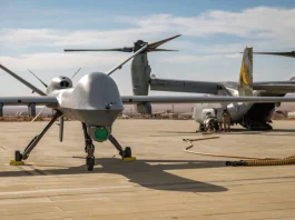 MQ-9 Reaper being refueled by Tiltrotor