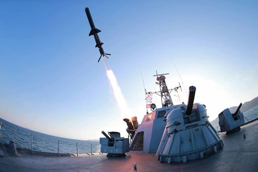 Barak 8 was tested from a ship