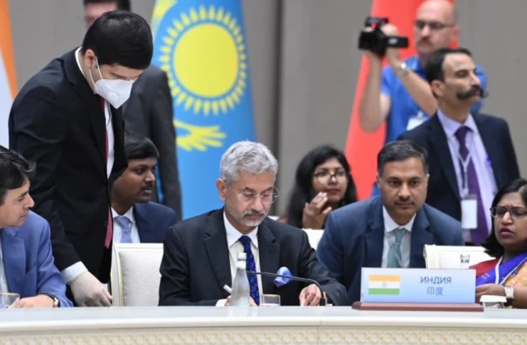 Indian Foreign Minister Subrahmanyam Jaishankar at SCO meeting 2022