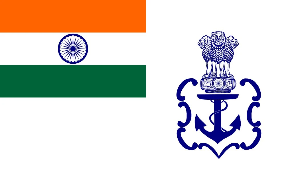 Indian navy Ensign 2001 to 2004