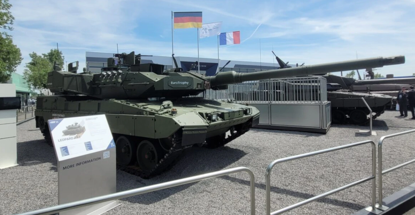 KMW Eurosatory 2022 Leopard 2A7 demonstrator tank