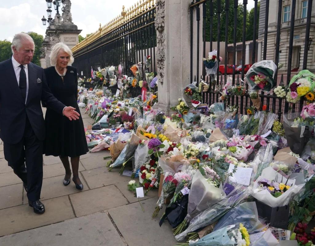 Prince Charles and Camilla Parker Bowles arrive at Buckingham Palace