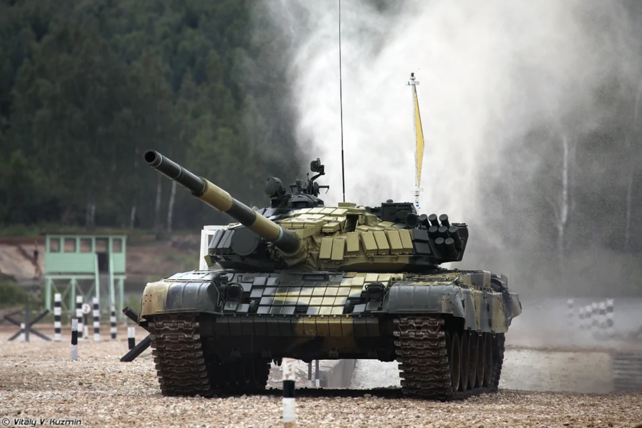 -72B during Tank Biathlon