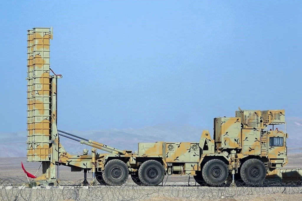 Bavar-373 Air Defence System launcher.