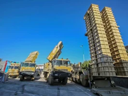 Bavar-373 Air Defence System launchers