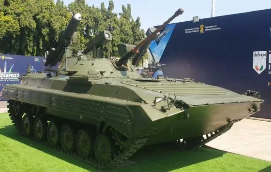 BMP-2 Sarath equipped with Israeli systems