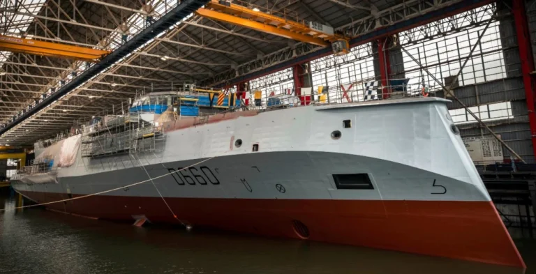 D 660 Amiral Ronarc'h of the FDI type ship launched