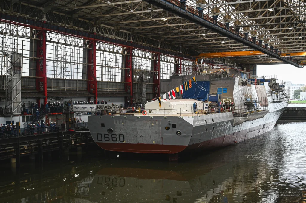  D 660 Amiral Ronarc'h of the FDI type ship launched