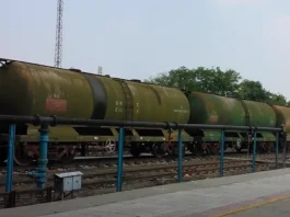 Indian Railway Oil carriage