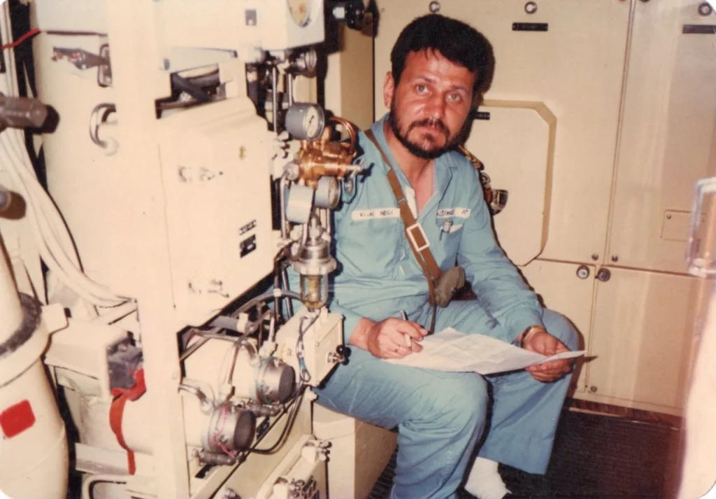 Interior of INS Chakra of Charli I class nuclear submarine