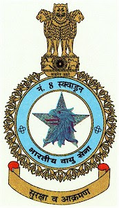 Indian Air Force No.8 Squadron Eight Pursoots emblem
