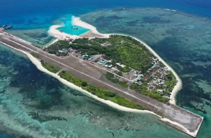 An aerial view of Pag-asa Island in the West Philippine Sea. Photo courtesy of Eugenio Bito-onon Jr