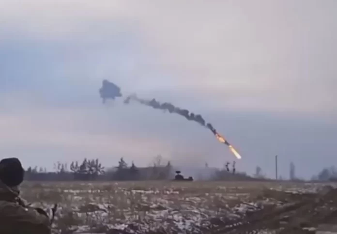 Gepard Anti Air craft gun allegedly shoots down a Russian cruise Missile