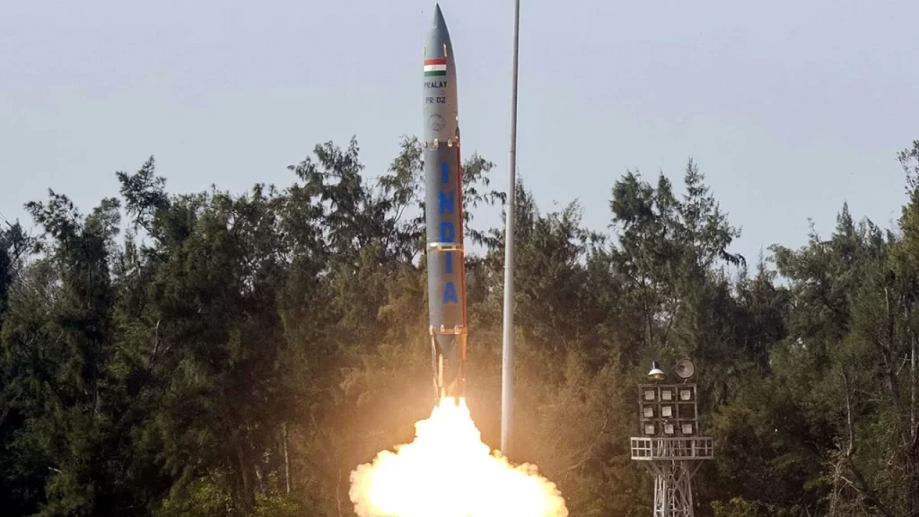 Pralay Missile Testing