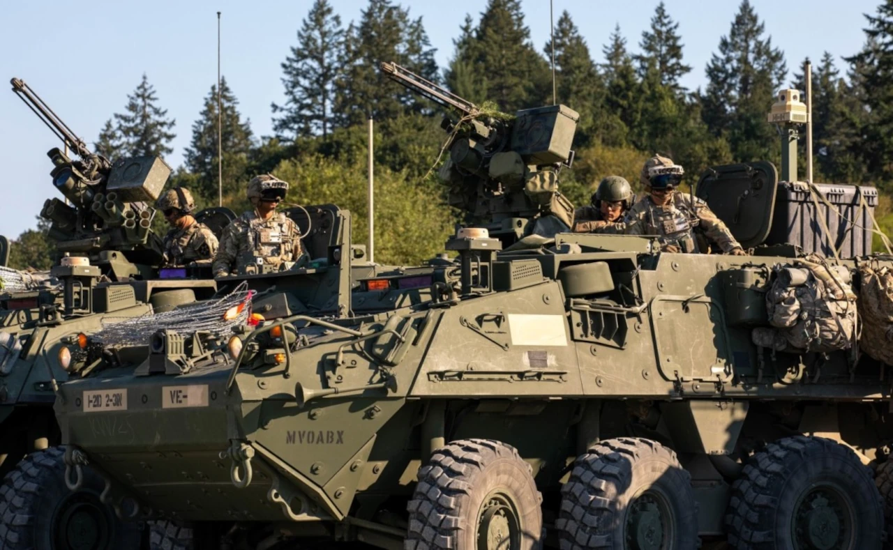 Stryker armoured personnel carrier