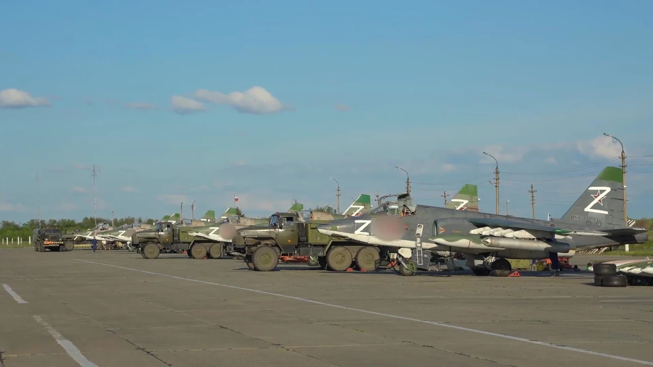 Russian Su-25 attack aircraft