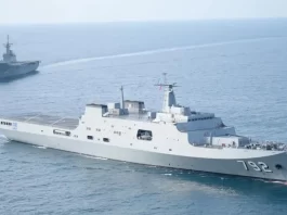 HTMS Chang and Aircraft Carrier HTMS Chakri Naruebet