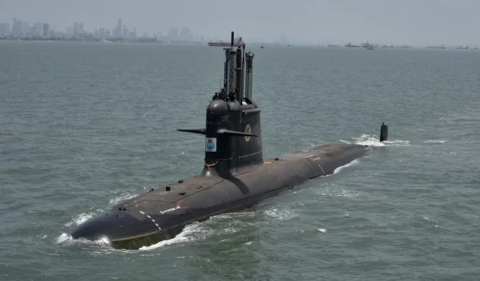 INS Vaghsheer, Scorpene Class Submarine of the Indian Navy INS Vaghsheer, Scorpene Class Submarine of the Indian Navy
