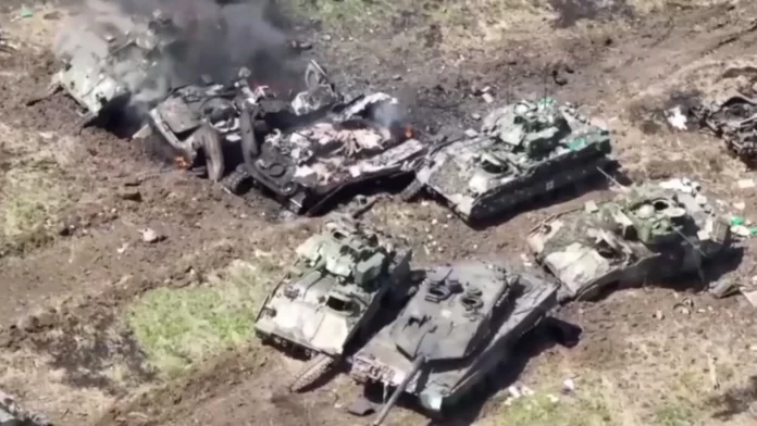 Ukrainian Armour Destroyed by Russia