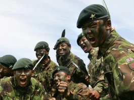 Gurkha Soldiers of British Army