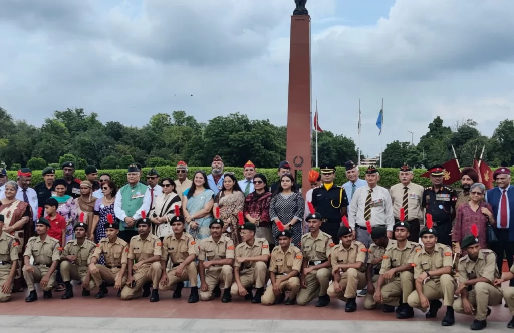 IPKF Veterans and Families at 3rd Wreath Laying Ceremony at National War Memorial