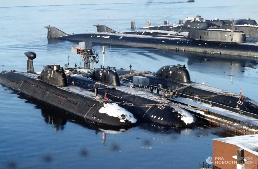 Russian Northern Fleet Nuclear Submarine Base