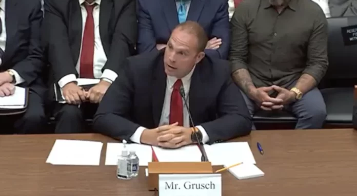 Retired Major David Grusch Testifying Retired Major David Grusch Testifying