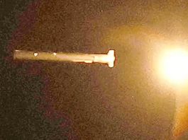 Test flight of Taiwan's 'Hsiung Feng-2E' Missile